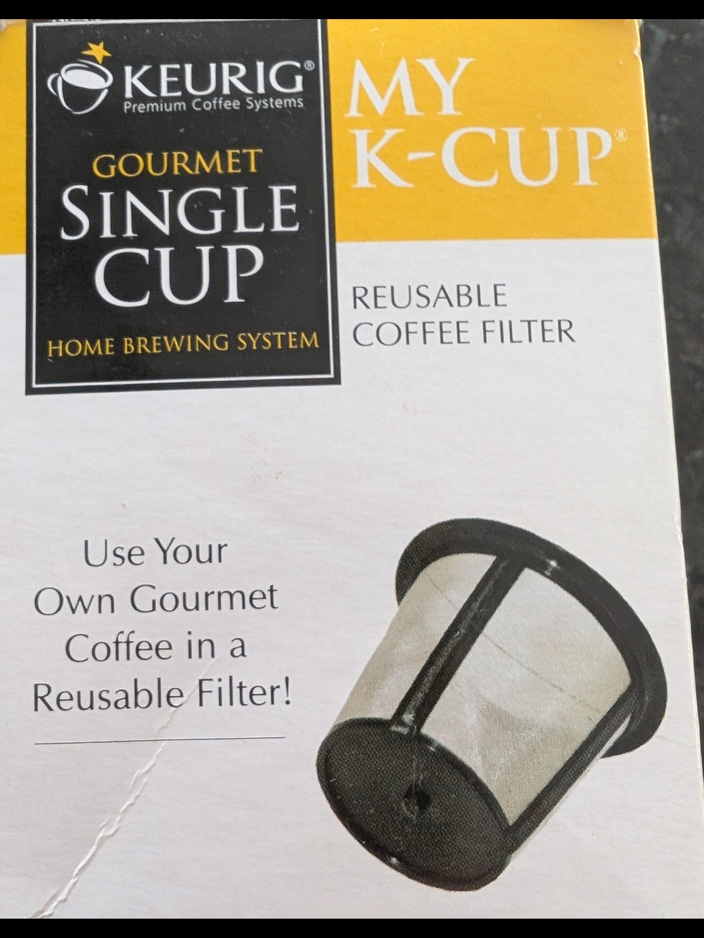 Keurig Reusable My K-Cup Coffee Filter - Gray/Black